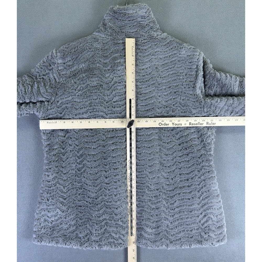 Patagonia Jacket Womens Large Grey Pelage Deep Pile Fleece Outdoor Hiking - Picture 6 of 9